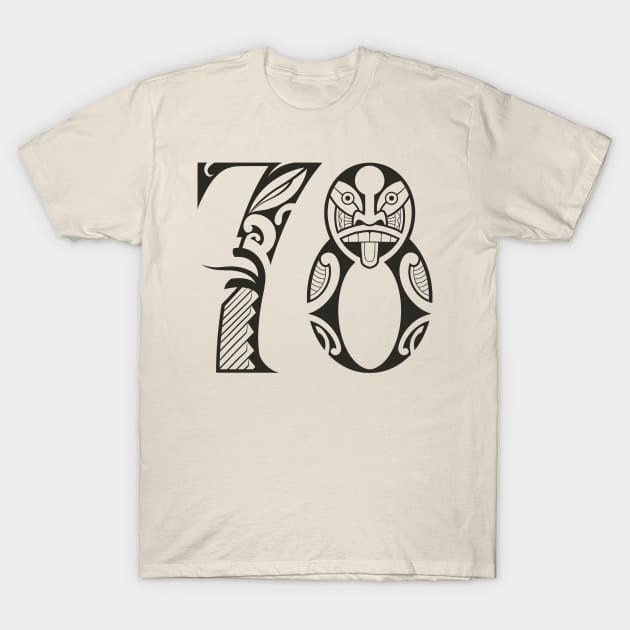 Tribalnumbers Tatto 78 T-Shirt by TattoVINTAGE